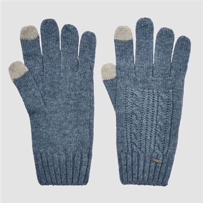 Dubarry Ladies Tory Knitted Gloves - Slate Blue